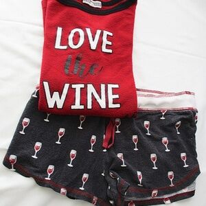 P.J. Salvage - Love The Wine Pajama Set - XS